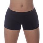 Calcinha Boxer Selene Sem Costura Feminina - Preto