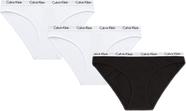 Calcinha Calvin Klein Carousel Feminina - Algodão Preto com Logotipo
