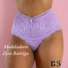 Calcinha Cós Alto Modeladora Zera Barriga Cinta Pós Cirúrgica Lingerie Feminina Calcinhas