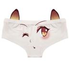 Calcinha Cosplay Gatinha Sexy Piscando Roupa Intima Feminina
