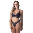 Calcinha e Soutien Conjunto Renda Sexy Moda Íntima Lingerie Feminina Sutiã Sem Bojo