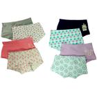 Calcinha Infantil Boxer Box Short Shortinho Kit Com 4 Lindas Peças