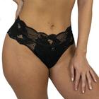 Calcinha Paty Lingerie Renda Algodão Fio Duplo Extra Confort