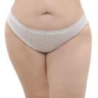 Calcinha Tanga Plus Size em tule e renda Jackie