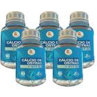 Cálcio De Ostra - 60 Caps 500mg Kit Com - 5 Potes