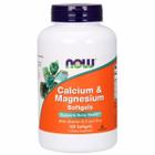 Cálcio e Magnésio 120 Softgels da Now Foods (pacote com 2)