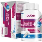 Cálcio + Magnésio + Vitaminas K2 E D3 Com 90 Cápsulas Duom
