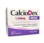 CalcioDex MDK 1250mg Suplemento Alimentar 60 Comprimidos - Kley Hertz