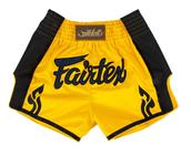 Calções de boxe de Muay Thai Fairtex BS1701 amarelo/preto (M)