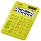 Calculadora Casio Solar e Bateria MS-20UC-YG - Verde Limão