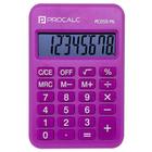 Calculadora de bolso 8 dig procalc rosa