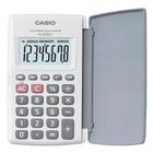 Calculadora de Bolso CASIO HL-820LV Branca com Tampa 8 Dígitos Visor Grande Calculadora Pequena