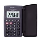 Calculadora de Bolso CASIO HL-820LV Preta com Tampa 8 Dígitos Visor Grande Calculadora Pequena