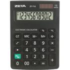 Calculadora de Mesa 12 DIG Zetta ZT712 Preta
