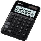 Calculadora De Mesa 12 Dígitos Com Cálculo De Horas E Big Display Ms-20uc-bk-n-dc Preta F018