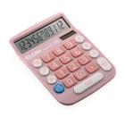 Calculadora De Mesa 12 Dígitos Mv-4130 Rosa