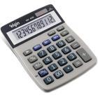 Calculadora de Mesa Cinza com 12 Dígitos Solar MV4122 ELGIN