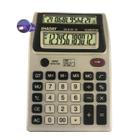 Calculadora Digital de Mesa 12 Dígitos Visor Duplo Memória Com LED Testa Dinheiro