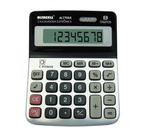 Calculadora Eletrônica de Mesa Cinza/Preta 8 Dígitos 13,3x10,6x2,7cm - Alfacell