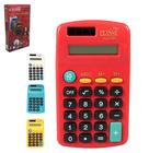 Calculadora eletrônicas de bolso colors 8 dígitos 11,4x6,5x2cm