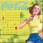 Calendario Coca Cola Mdf Magnetico Pin Up Brown Lady