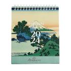 Calendário de mesa 2024 - Hokusai (Vistas do Monte Fuji)
