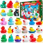 Calendário do Advento MSHJA Christmas Ducks Kids com 24 patos de borracha