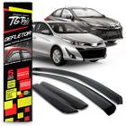 Calha Chuva Defletor Inteiriça Slim Yaris Hatch 4 Portas 2018 2019 2020 2021 2022 2023 Fumê - TG POLI