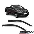 Calha de chuva defletor fiat strada 2020 a 2021 2 portas - MARCON