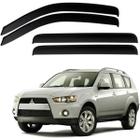 CALHA DE CHUVA DEFLETOR MITSUBISHI OUTLANDER 4P 2008 a 2013