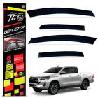 Calha de Chuva Hilux 2016 a 2021 Defletor Fumê Tgpoli