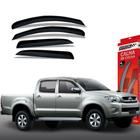 Calha de Chuva Hilux Pick-up 2005 até 2015 4 Portas Toyota Marçon