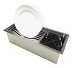 Calha Escorredor Inox Cozinha Pratos Talheres Copos Umida