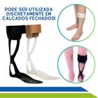 Calha Ortopédica AFO Flexível para Pés Caídos - Preto ou Branco - UN - Dilepé