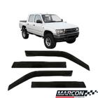 Calha pick-up hilux cd 2000 01 02 03 2004 4 porta