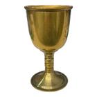 Cálice Para Ritual Em Alumínio Pintado Dourado 14Cm 200 Ml - Lua Mística - 100% Original - Loja Oficial