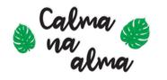 Calma na alma - Lettering MDF 60x30cm Madeira MDF Aplique Parede