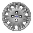 Calota aro 14 prata 122cb cubo baixo + emblema ford