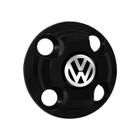 Calota Central New Cap Roda Ferro Volkswagen Gol Parati Saveiro Up .. Preto