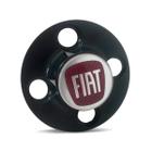 Calota Centro Roda Ferro Fiat Palio G3 Emblema Vermelho