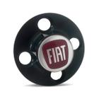 Calota Centro Roda Ferro Fiat Palio G5 Emblema Vermelho