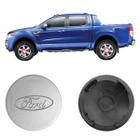 Calota Centro Roda Ford Ranger Limited Xlt 13 A 18 Prata