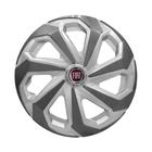 Calota Esportiva Aro 14 Spider Silver/Graphite Fiat Mobi Argo Strada Palio