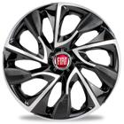 Calota Esportiva Ds4 Aro 14 Black Silver Fiat Palio Uno Siena