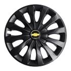 Calota esportiva passat 13 black + emblema gm/chevrolet