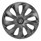 Calota esportiva velox 13 graphite + emblema resinado vw volkswagen