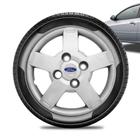 Calota Ford Aro 13 Ka Prata Logo Ford Prata