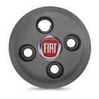 Calota Roda Ferro Fiat Stilo Grafite Emblema Vermelho