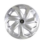 Calota Sportiva Modelo Spider Aro 15 polegadas Silver/Chrome Parafuso