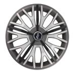 Calota Sportiva Modelo Triton Sport Aro 14 polegadas Graphite/Silver/Black Parafuso